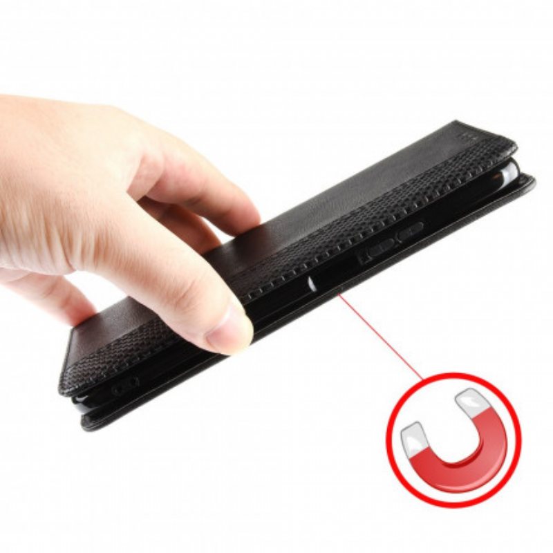 Beskyttelse Deksel Til Samsung Galaxy S21 Plus 5G Folio Deksel Stilisert Vintage Skinneffekt