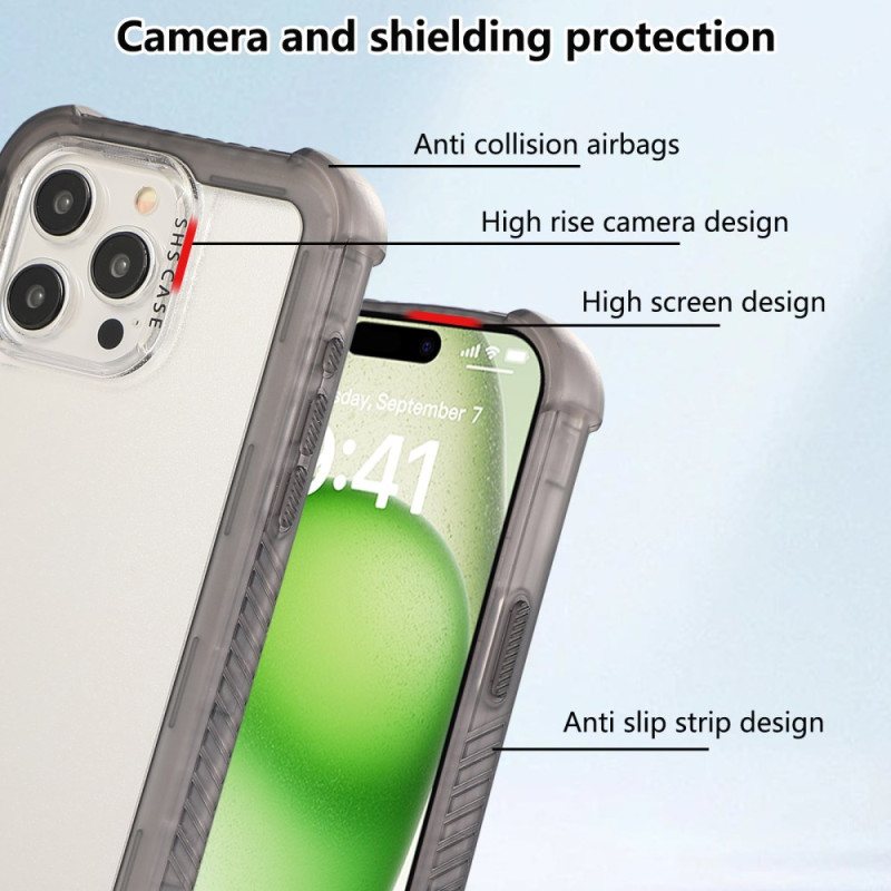 Deksel iPhone 16 Pro Mobildeksel Farget Avsats