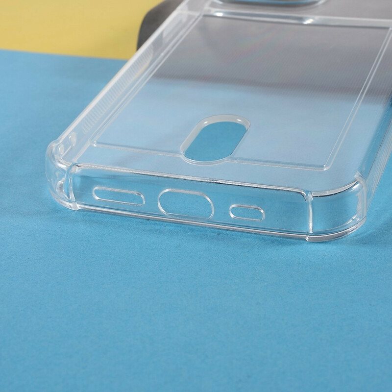 Deksel Til iPhone 13 Pro Gjennomsiktig Fargekortholder