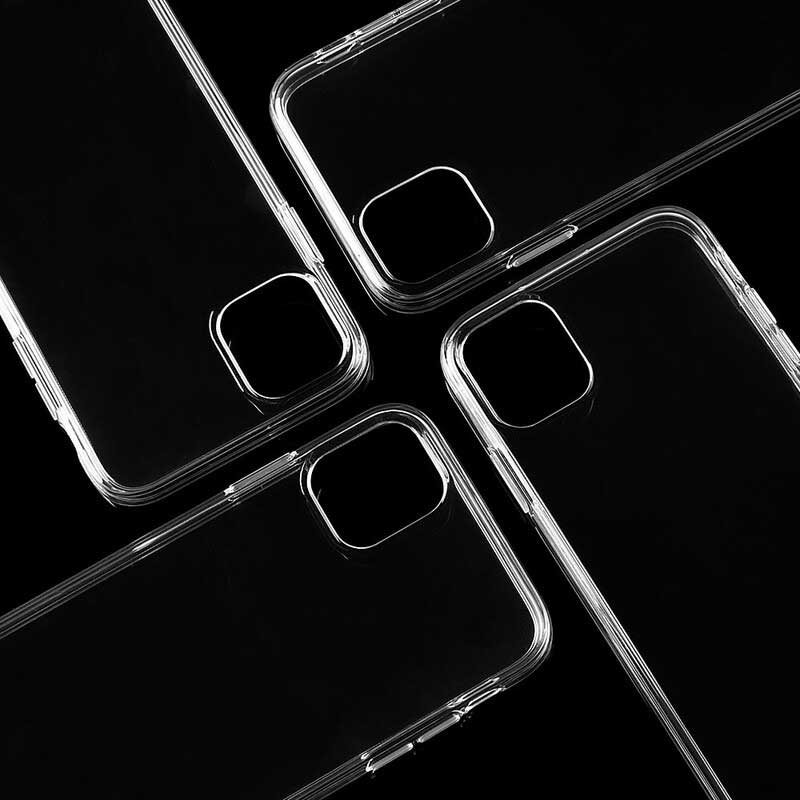 Deksel Til iPhone 11 Gjennomsiktig 2 Stk Leeu