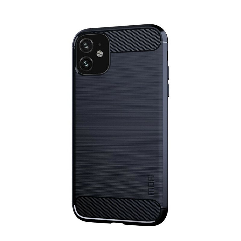 Deksel Til iPhone 11 Mofi Børstet Karbonfiber